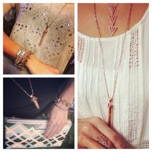 Stella & Dot REBEL PENDANT  Gold